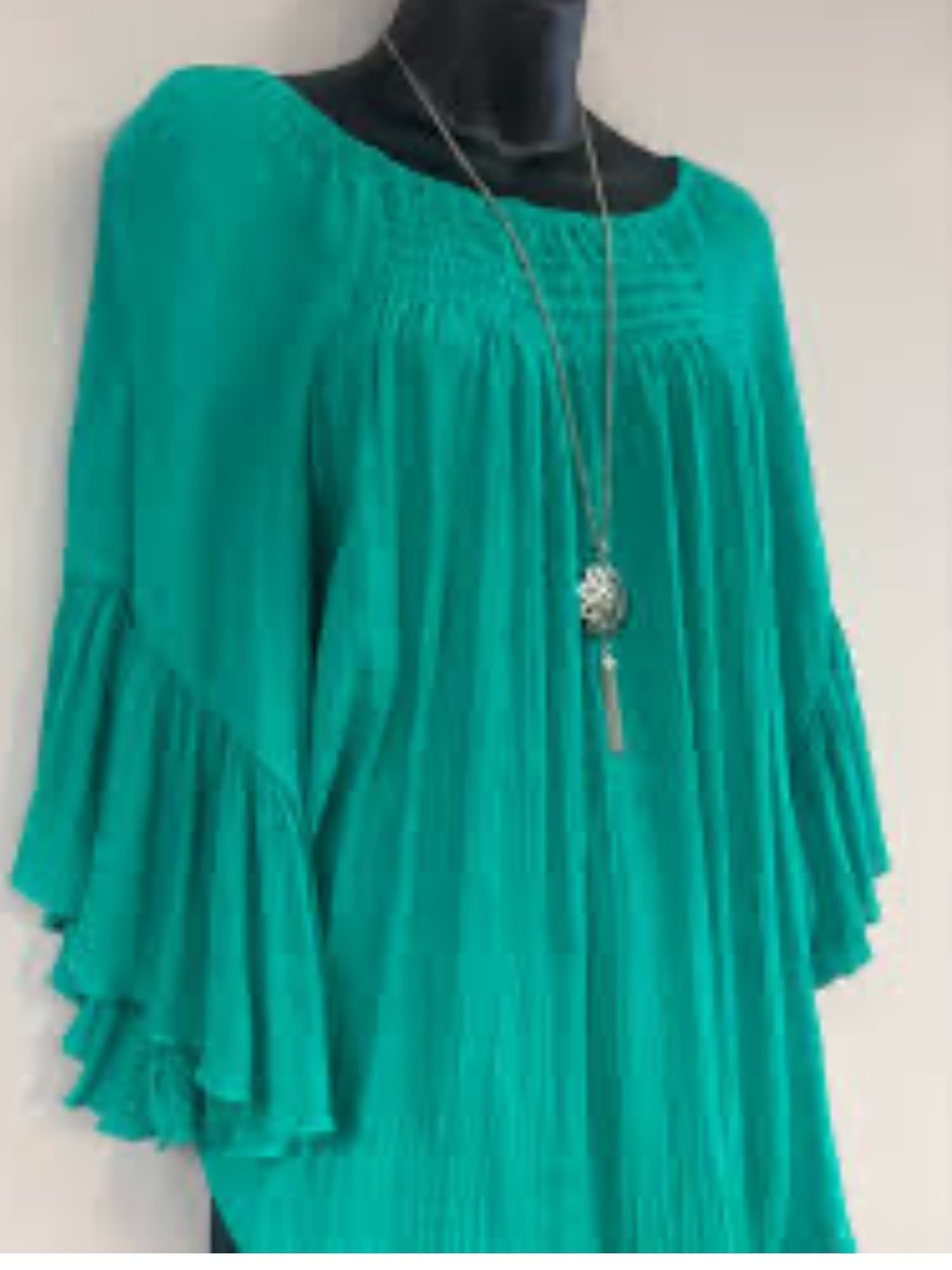 Chico’s Green Women’s Smocked Top